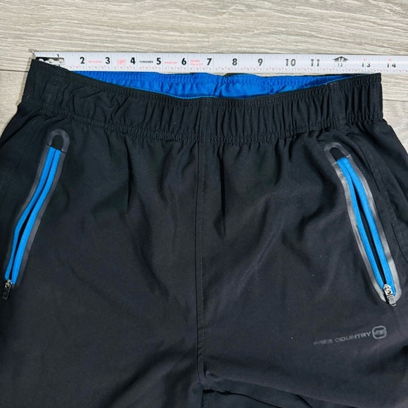 Free Country Men Blue and Black Active Lightweight Sporty Pants Size Small - Picture 14 of 14